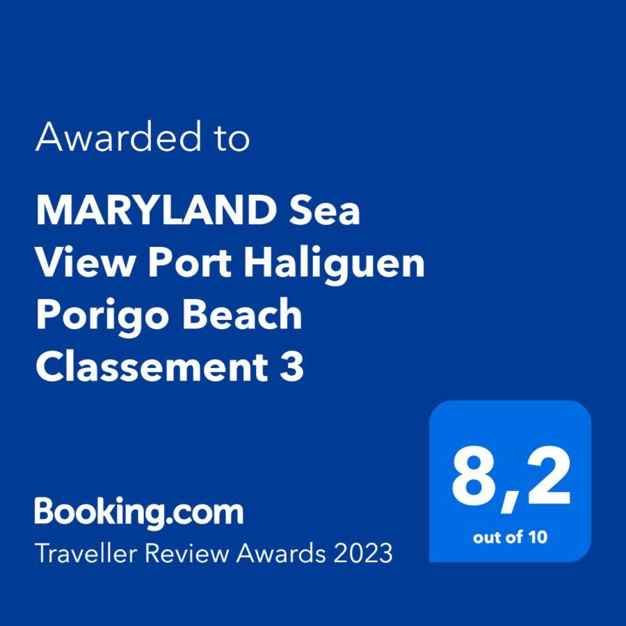 Maryland Vue Mer Port Haliguen Plage Du Porigo Quiberon Exteriör bild